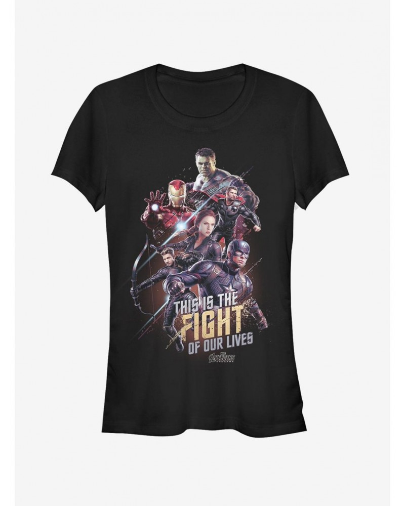 Marvel Avengers: Endgame Life Fight Girls T-Shirt $11.21 T-Shirts