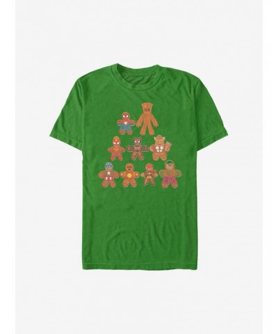 Marvel Avengers Cookie Tree Holiday T-Shirt $9.56 T-Shirts