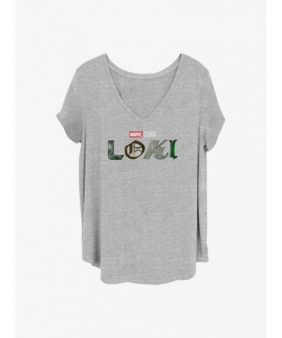 Marvel Loki Logo Girls T-Shirt Plus Size $10.40 T-Shirts