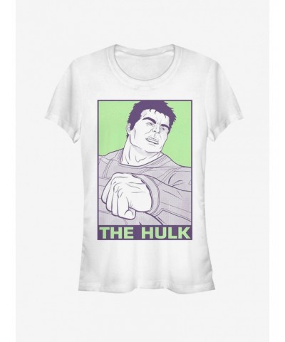 Marvel Avengers Endgame Pop Hulk Girls T-Shirt $10.46 T-Shirts