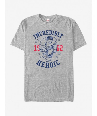 Marvel 4th of July Hulk Incredibly Heroic 1962 T-Shirt $11.95 T-Shirts