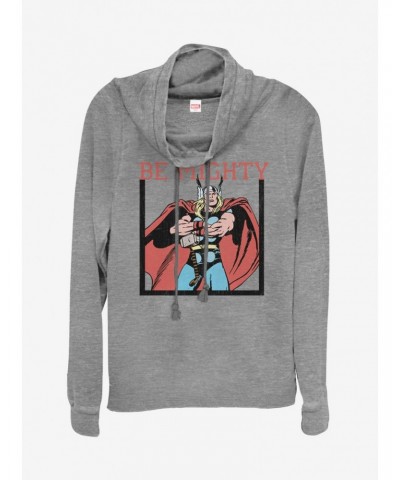 Marvel Thor Be Mighty Cowlneck Long-Sleeve Girls Top $22.45 Tops