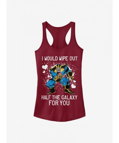 Marvel Avengers Thanos Wipe Galaxy Out Girls Tank $10.96 Tanks