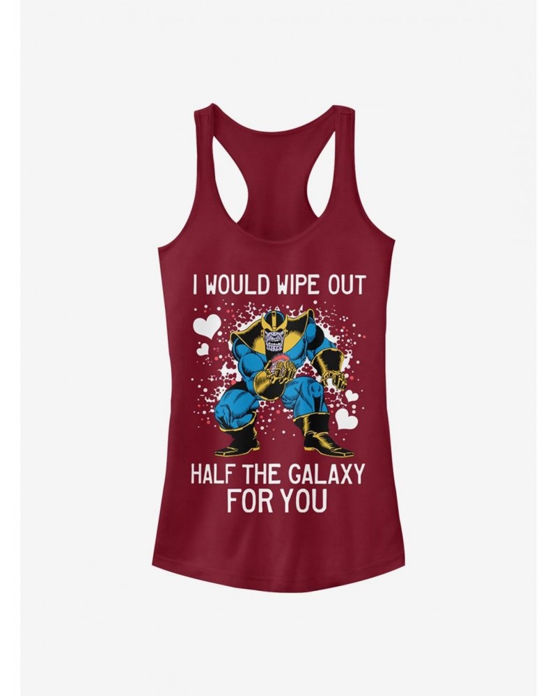 Marvel Avengers Thanos Wipe Galaxy Out Girls Tank $10.96 Tanks