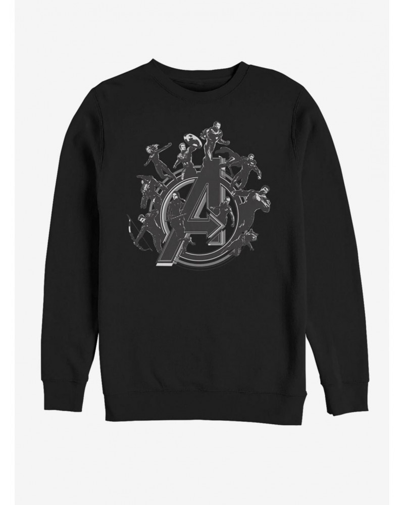 Marvel Avengers: Endgame Flying Heroes Sweatshirt $17.71 Sweatshirts