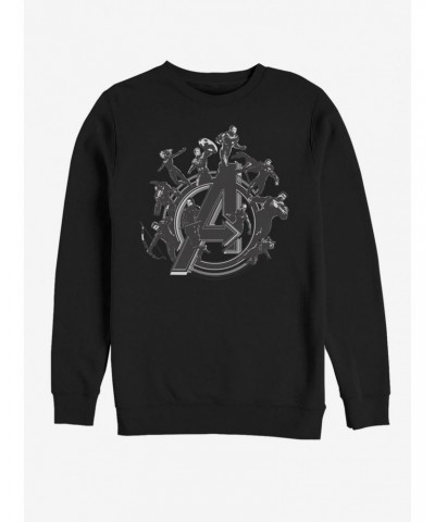 Marvel Avengers: Endgame Flying Heroes Sweatshirt $17.71 Sweatshirts