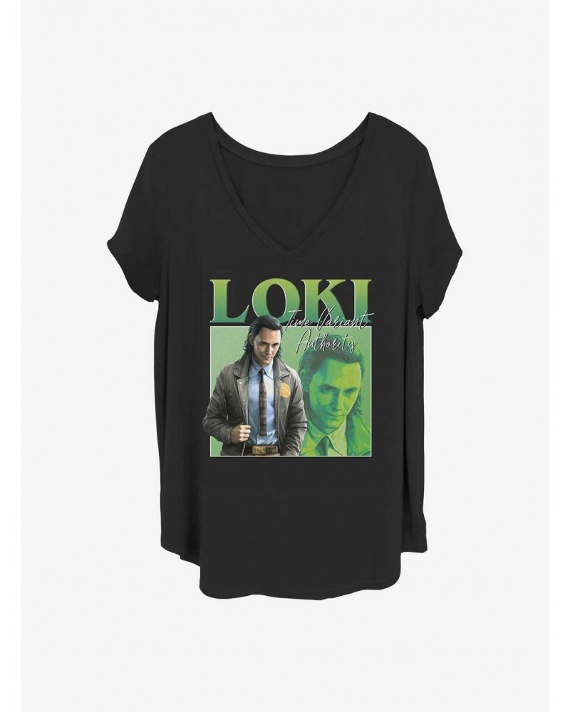 Marvel Loki TVA Loki Girls T-Shirt Plus Size $9.25 T-Shirts