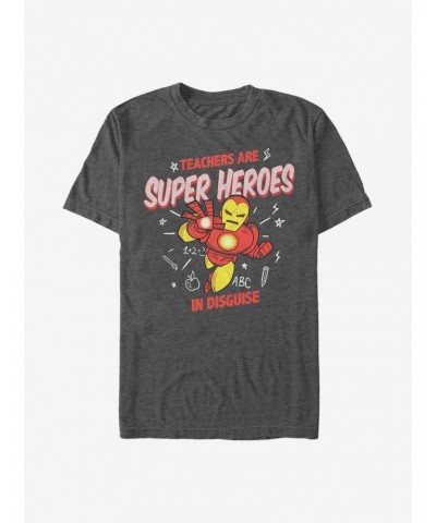 Marvel Iron Man Teachers Are Super Heroes T-Shirt $9.08 T-Shirts