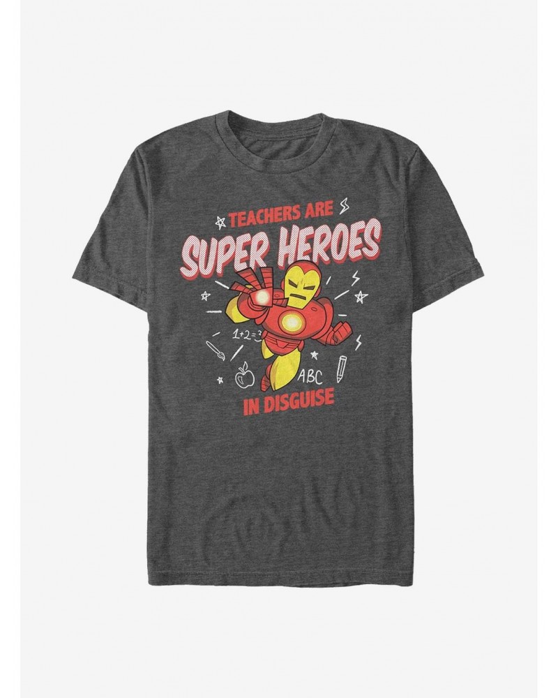 Marvel Iron Man Teachers Are Super Heroes T-Shirt $9.08 T-Shirts