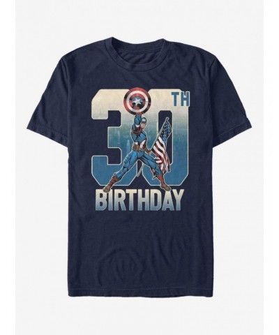 Marvel Captain America 30th Birthday T-Shirt $8.13 T-Shirts