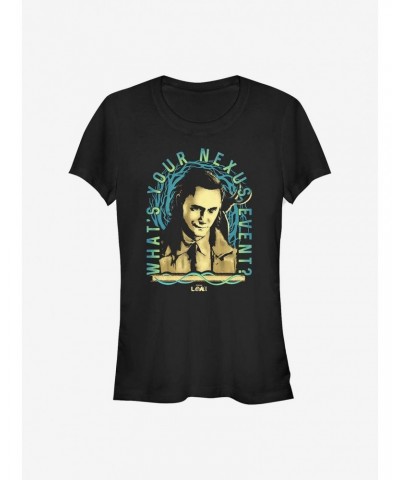 Marvel Loki What's Your Nexus Event? Frame Girls T-Shirt $10.71 T-Shirts