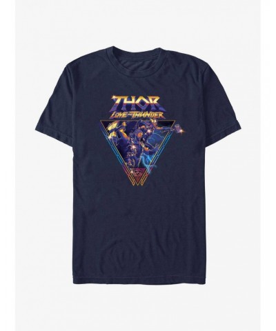 Marvel Thor Love And Thunder Badge T-Shirt $10.76 T-Shirts