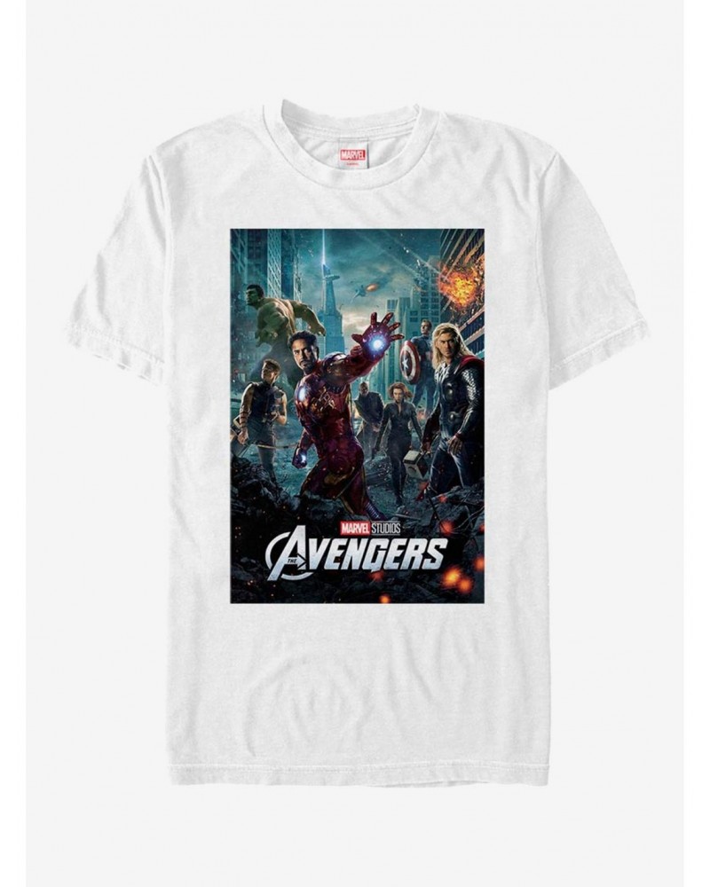 Marvel Avengers Poster T-Shirt $9.32 T-Shirts