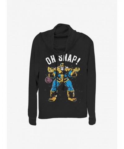 Marvel Avengers Oh Snap! Cowlneck Long-Sleeve Girls Top $22.00 Tops