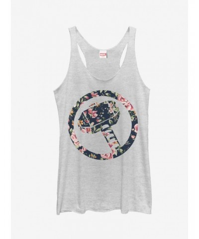 Marvel Hammer Thor Floral Print Girls Tanks $10.10 Tanks