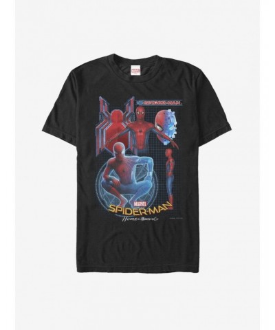 Marvel Spider-Man Homecoming Suit Schematics T-Shirt $7.17 T-Shirts