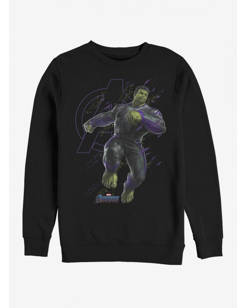 Marvel Avengers: Endgame Hulk Particles Sweatshirt $18.45 Sweatshirts