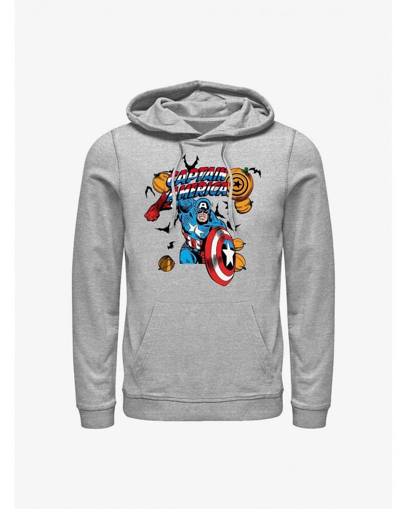 Marvel Captain America Pumpkins Hoodie $21.10 Hoodies