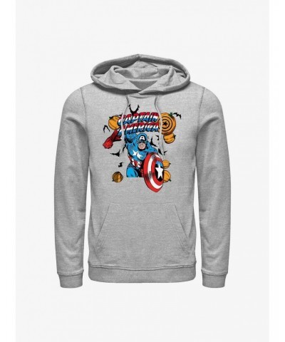 Marvel Captain America Pumpkins Hoodie $21.10 Hoodies