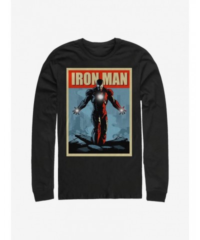 Marvel Iron Man Unstoppable Long-Sleeve T-Shirt $10.53 T-Shirts