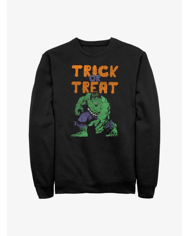 Marvel Hulk Trick or Treat Sweatshirt $14.39 Sweatshirts