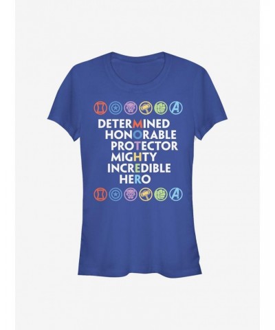 Marvel Avengers Mother Attributed Hero Girls T-Shirt $7.97 T-Shirts