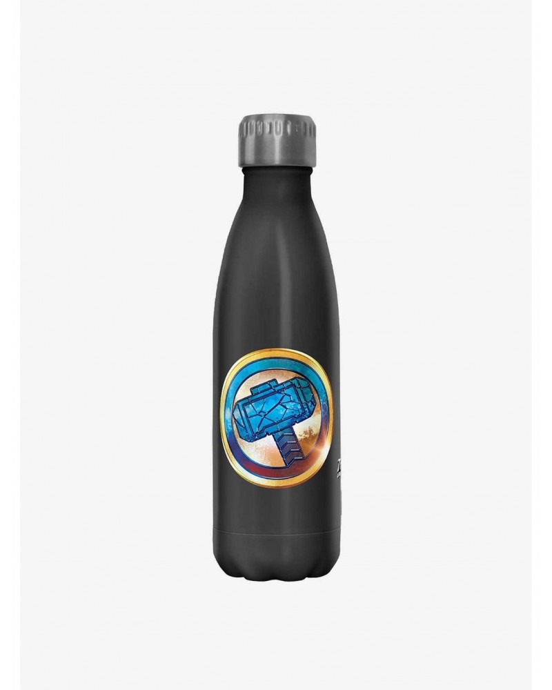 Marvel Thor: Love and Thunder Mjolnir Stainless Steel Water Bottle $11.70 Water Bottles