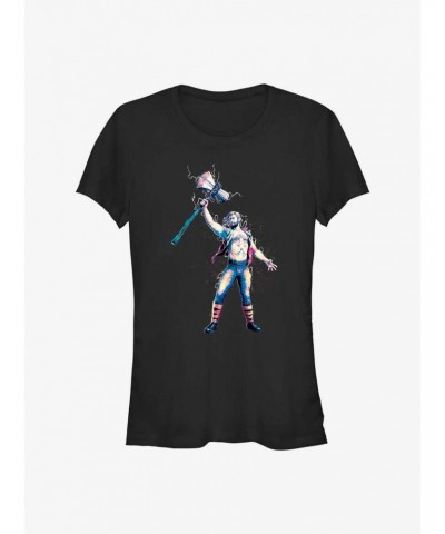 Marvel Thor: Love and Thunder Stormbreaker Salute Girls T-Shirt $11.70 T-Shirts