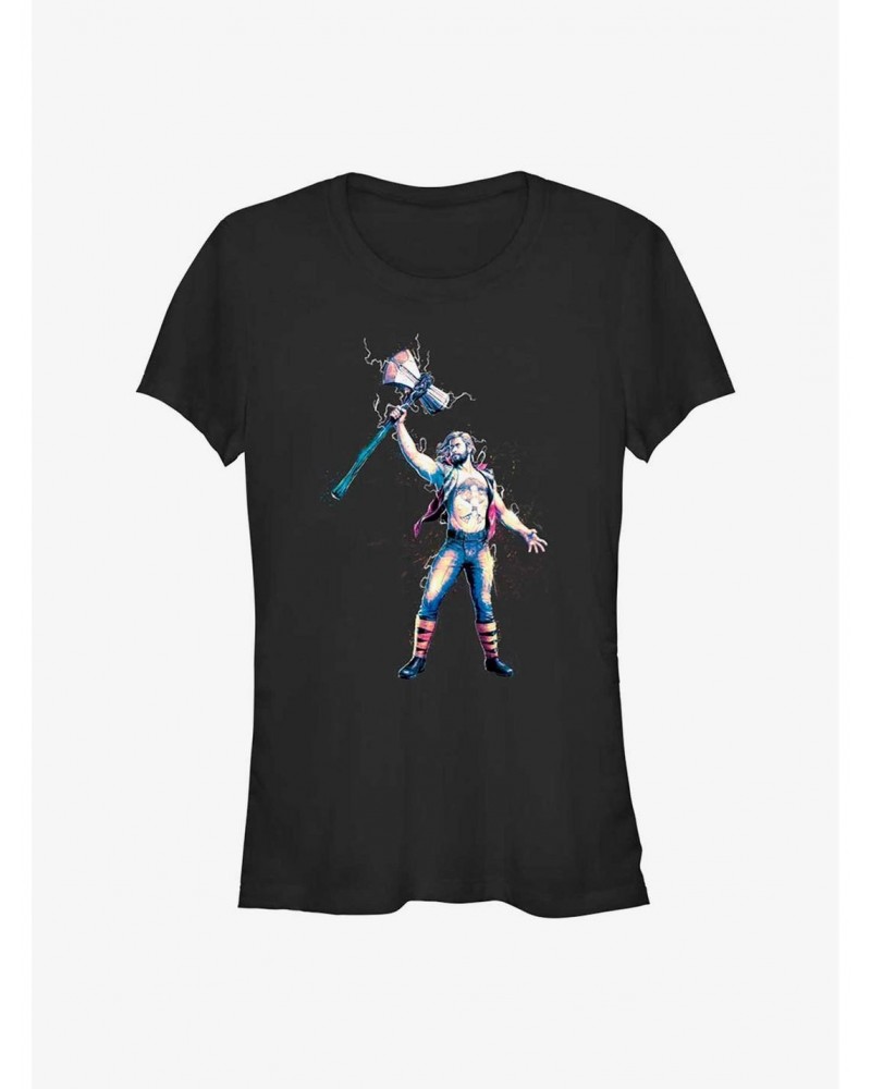 Marvel Thor: Love and Thunder Stormbreaker Salute Girls T-Shirt $11.70 T-Shirts