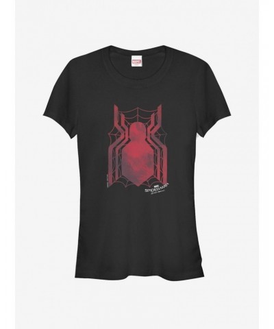 Marvel Spider-Man Homecoming Logo Web Girls T-Shirt $9.21 T-Shirts