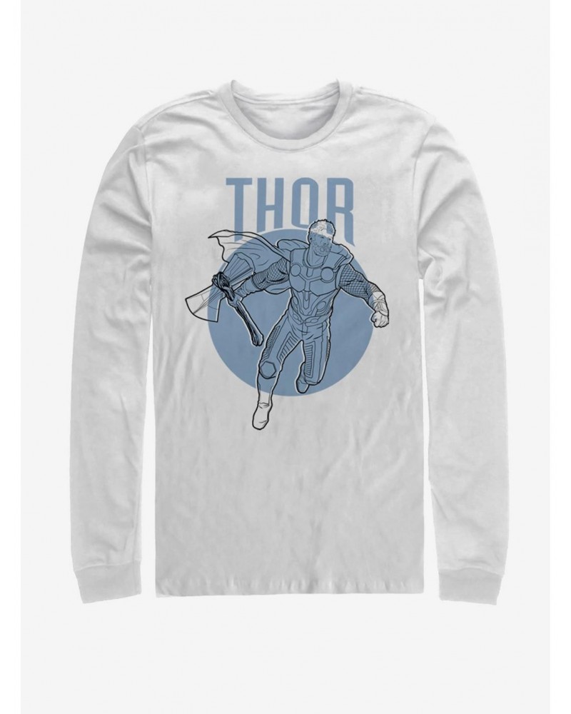 Marvel Avengers: Endgame Thor Simplicity Long-Sleeve T-Shirt $13.49 T-Shirts