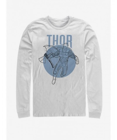 Marvel Avengers: Endgame Thor Simplicity Long-Sleeve T-Shirt $13.49 T-Shirts