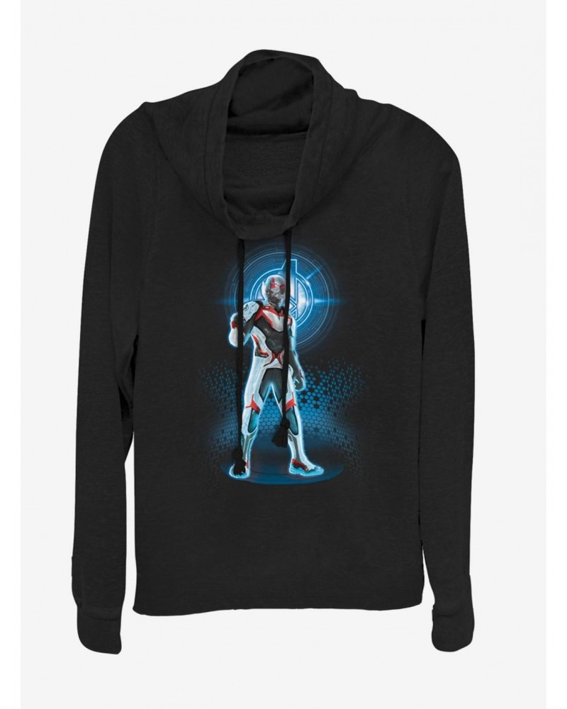 Marvel Avengers: Endgame Avenger Ant-Man Cowlneck Long-Sleeve Girls Top $22.45 Tops