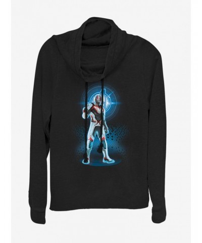 Marvel Avengers: Endgame Avenger Ant-Man Cowlneck Long-Sleeve Girls Top $22.45 Tops