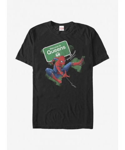 Marvel Spider-Man Homecoming Welcome to Queens T-Shirt $8.37 T-Shirts