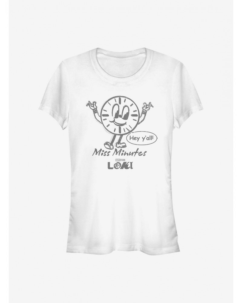 Marvel Loki Hey Miss Minutes Girls T-Shirt $9.71 T-Shirts