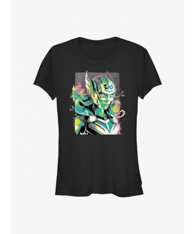 Marvel Thor: Love and Thunder Female Thor Pastel Girls T-Shirt $10.46 T-Shirts