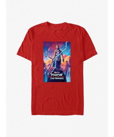 Marvel Thor: Love and Thunder Valkyrie Movie Poster T-Shirt $7.17 T-Shirts