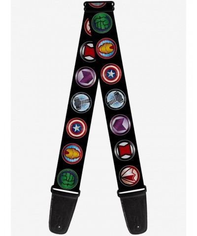 Marvel Avengers Icons Multicolor Guitar Strap $10.21 Guitar Straps