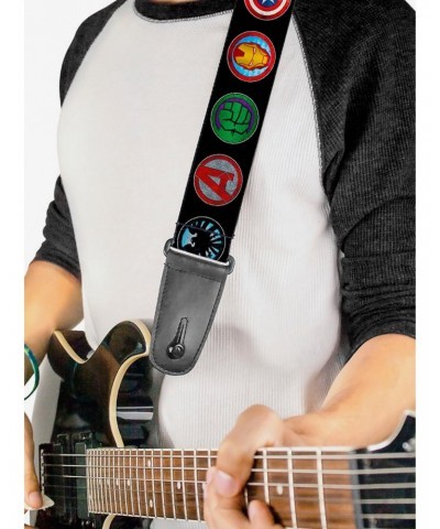 Marvel Avengers Icons Multicolor Guitar Strap $10.21 Guitar Straps