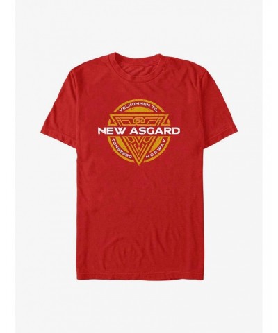 Marvel Thor: Love And Thunder New Badge T-Shirt $10.52 T-Shirts