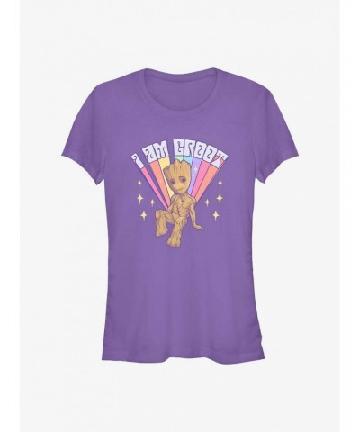 Marvel Guardians of the Galaxy I Am Groot Girls T-Shirt $8.96 T-Shirts