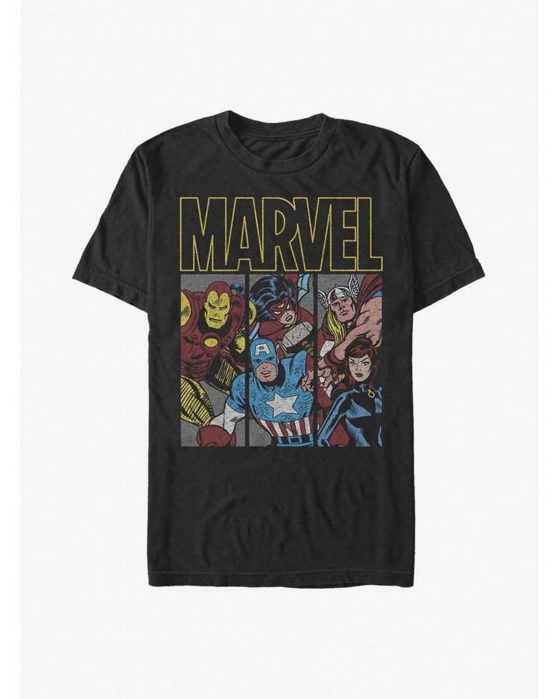 Marvel Avengers Vintage Superheroes T-Shirt $7.89 T-Shirts