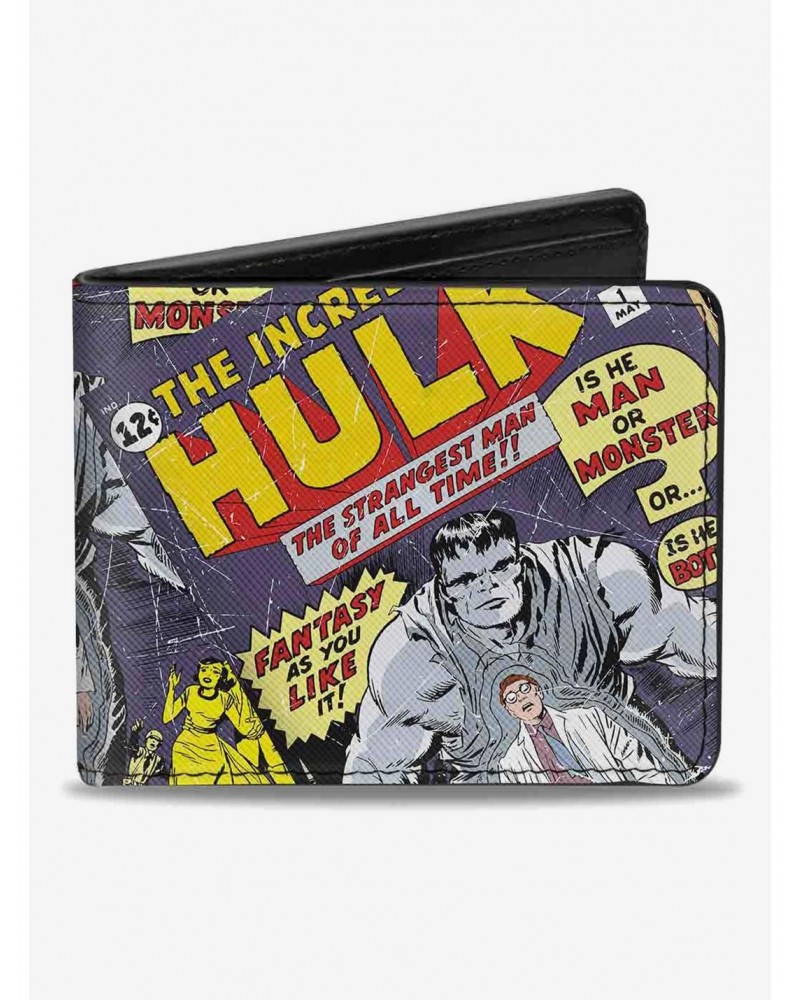 Marvel Hulk The Strangest Man Bifold Wallet $10.45 Wallets
