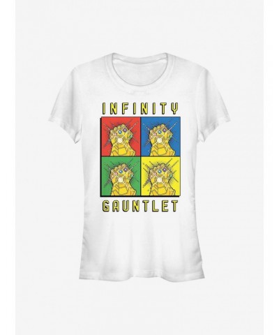 Marvel Avengers Warhol Gauntlet Girls T-Shirt $12.20 T-Shirts