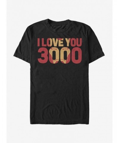 Marvel Avengers: Endgame Love You 3000 T-Shirt $10.99 T-Shirts