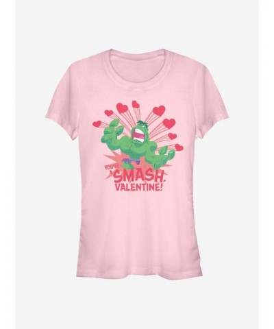 Marvel The Hulk Valentine Girls T-Shirt $12.20 T-Shirts