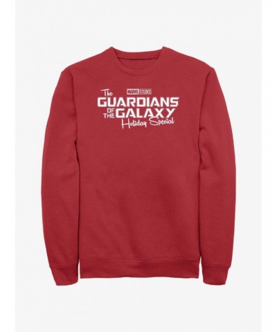 Marvel Guardians of the Galaxy Holiday Special Logo Sweatshirt $18.45 Sweatshirts