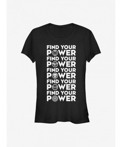 Marvel Avengers Team Power Girls T-Shirt $9.71 T-Shirts
