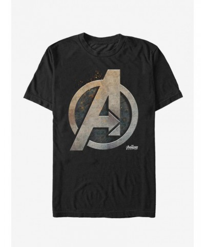 Marvel Avengers: Infinity War Metal Logo T-Shirt $7.41 T-Shirts